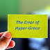The Main Danger of the ‘Hyper-Grace’ Message: Error Through Overemphasis